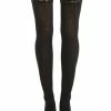 Buy 😍 Blackheart Black Lace-Up Thigh Highs ✔️