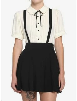 Flash Sale ๐ฅฐ Black Suspender Circle ๐ Skirt ๐