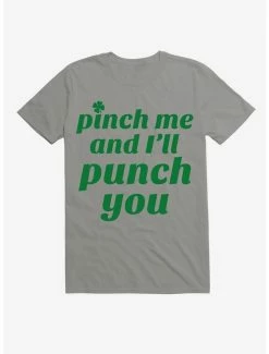 Best Pirce 🤩 St. Patty's Pinch Me And I'll Punch You T-Shirt ✔️ -HT Style Outlet Store 11833986 hi