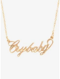 Discount ❤️ Melanie Martinez Crybaby Nameplate Necklace 🔔