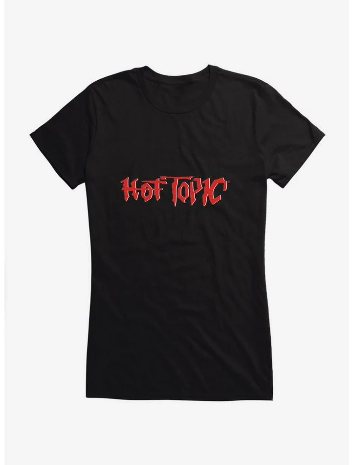 Outlet 🤩 Retro Hot Topic Logo 👧 Girls T-Shirt ✔️ 4 Outlet 🤩 Retro Hot Topic Logo 👧 Girls T-Shirt ✔️ - Image 2