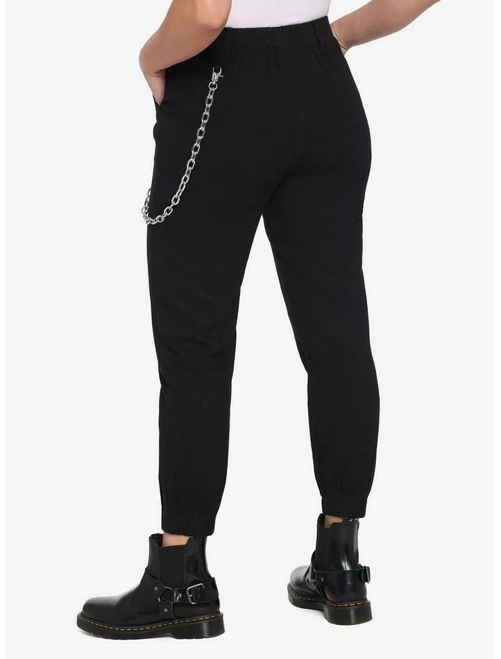 Hot Sale 🔔 Black Denim Chain Jogger Pants 😍 4 Hot Sale 🔔 Black Denim Chain Jogger Pants 😍 - Image 2