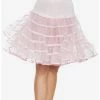 Best Sale 🎉 Pink Knee Length Petticoat 💯 -HT Style Outlet Store 12374343 hi