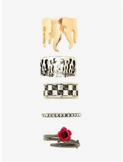 Cheapest ✨ Flame Ring Set 👍 -HT Style Outlet Store 12413765 av1