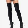Discount 👍 Black Velvet Thigh Highs ❤️ -HT Style Outlet Store 12717511 hi