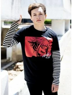 Best reviews of 👍 Black & White Striped Long-Sleeve T-Shirt 💯 -HT Style Outlet Store 12768480 av3