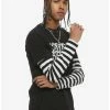 Best reviews of 👍 Black & White Striped Long-Sleeve T-Shirt 💯 -HT Style Outlet Store 12768480 hi