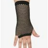 Best deal 💯 Black Fishnet Long Fingerless Gloves ✔️ -HT Style Outlet Store 12809529 hi