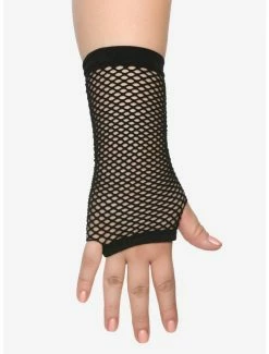 Best deal ๐ฏ Black Fishnet Long Fingerless Gloves โ๏ธ