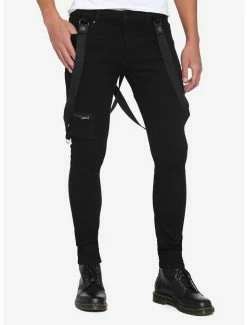 Coupon 👏 HT Denim Black Bondage Stinger 👖 Jeans ⭐