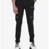 Cheapest 🌟 Black Zipper Jogger Pants 💯 -HT Style Outlet Store 13249988 hi