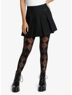 Cheap ๐ Sailor Button Detail Pleated ๐ Skirt โค๏ธ