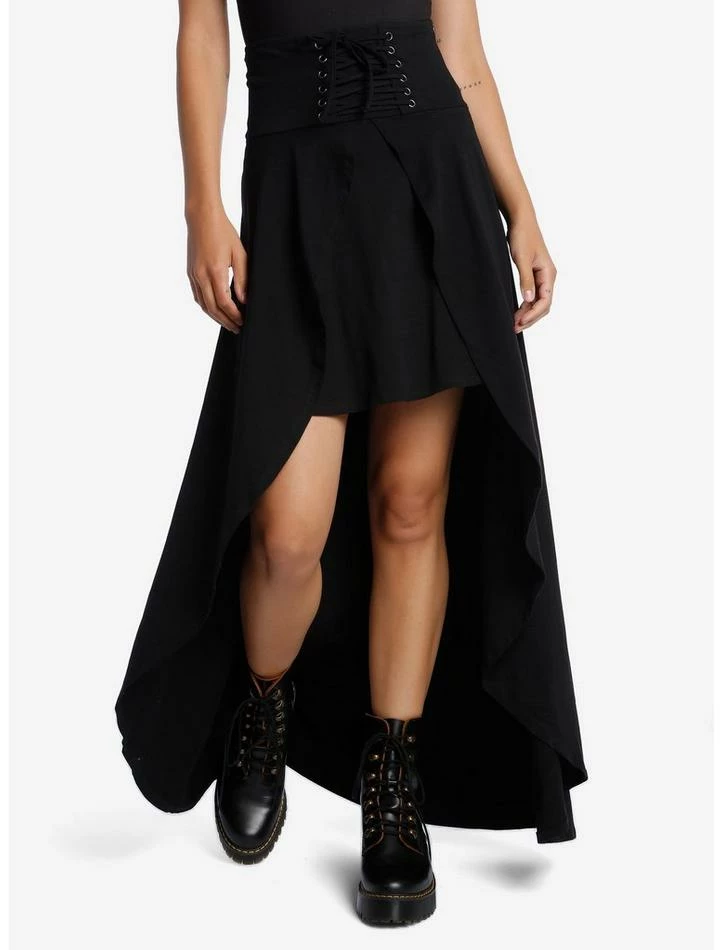 Coupon ๐งจ Black Lace-Up Hi-Low Maxi ๐ Skirt ๐ 3 Coupon ๐งจ Black Lace-Up Hi-Low Maxi ๐ Skirt ๐
