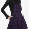 Best Sale 🔥 Black & Purple Plaid 👗 Skirtall 💯 -HT Style Outlet Store 14014580 hi