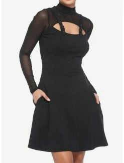 Best reviews of โ๏ธ Mesh & Buckle Strap ๐ Dress ๐งจ