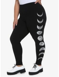 New 🎉 Moon Phase Leggings Plus Size 👏