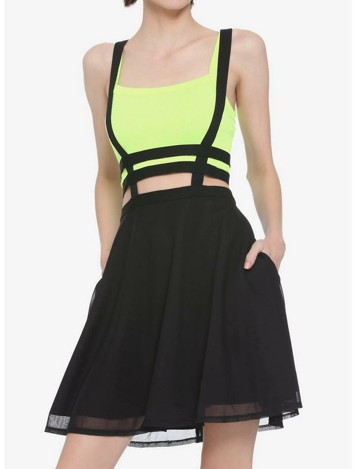 Brand new ๐งจ Black Cage & Mesh Suspender ๐ Skirt โจ 3 Brand new ๐งจ Black Cage & Mesh Suspender ๐ Skirt โจ