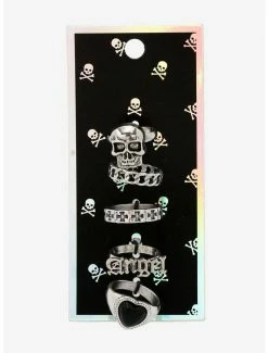 Brand new 😀 Skull Angel Ring Set 🧨 -HT Style Outlet Store 14248796 av3