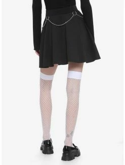 Best reviews of 😉 Black Chains & Clips Skater 👗 Skirt 😀 -HT Style Outlet Store 14273286 av1
