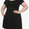 Flash Sale 👏 Black High Neck Keyhole 👗 Dress Plus Size 🎉 -HT Style Outlet Store 14284527 hi
