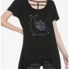 Buy 🤩 Moon Crystals Shark Bite Strappy 👧 Girls Top 👍 -HT Style Outlet Store 14333910 hi