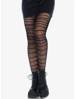 Top 10 ✔️ Double Layer Shredded Spandex And Fishnet Tights 🔥