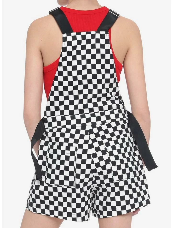 Deals 🎁 Black & White Checkered Utility Shortalls 😉 5 Deals 🎁 Black & White Checkered Utility Shortalls 😉 - Image 3