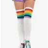 New 🧨 Over The Rainbow Opaque Thigh Highs 🎁 -HT Style Outlet Store 14705010 hi