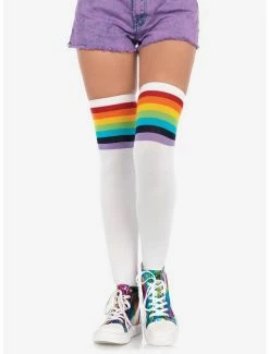 New 🧨 Over The Rainbow Opaque Thigh Highs 🎁