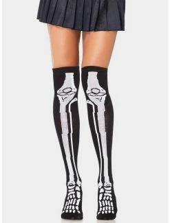 Coupon ✨ Acrylic Skeleton Over The Knee 🧦 Socks ✨