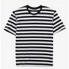 Top 10 🔥 Black & White Stripe T-Shirt 🧨 -HT Style Outlet Store 14813130 hi