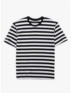 Top 10 🔥 Black & White Stripe T-Shirt 🧨
