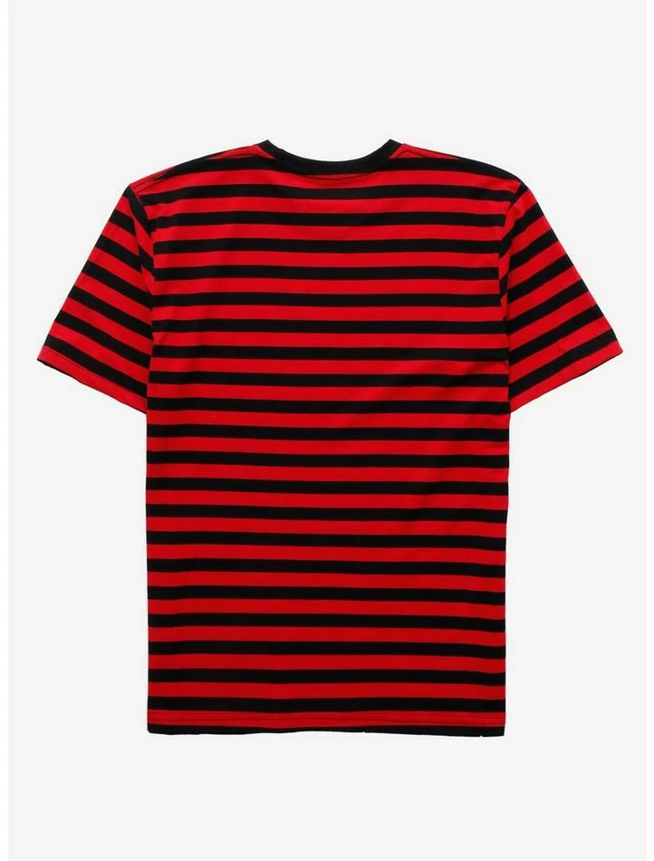 Hot Sale 🌟 Red & Black Stripe T-Shirt 🔥 4 Hot Sale 🌟 Red & Black Stripe T-Shirt 🔥 - Image 2