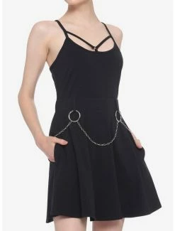 Top 10 🛒 Chain Belt Strappy Skater 👗 Dress 👍