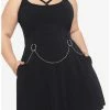 Discount โ๏ธ Chain Belt Strappy Skater ๐ Dress Plus Size ๐ 1 Discount โ๏ธ Chain Belt Strappy Skater ๐ Dress Plus Size ๐ -HT Style Outlet Store 14849633 hi