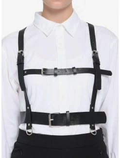Buy ❤️ Black Double Buckle Harness 🧨