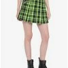 Hot Sale 💯 Green & Black Plaid Pleated Chain 👗 Skirt 😉 2 Hot Sale 💯 Green & Black Plaid Pleated Chain 👗 Skirt 😉 -HT Style Outlet Store 14946088 hi
