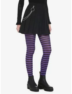 Brand new 💯 Black O-Ring Chain Pleated 👗 Skirt ✔️