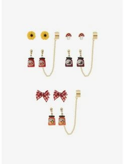 Flash Sale โญ Cottage Fruit Jam Cuff Earring Set ๐งจ