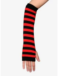 Cheapest 👏 Red & Black Stripe Arm Warmers 🎁