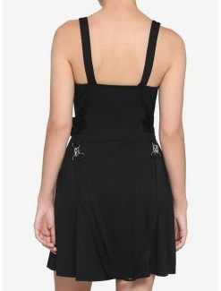 Budget 🛒 Black Zip Front Strap 👗 Dress 😍 -HT Style Outlet Store 15171954 av2