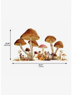 Promo ⌛ Mushroom Giant Peel And Stick Wall Decals ✨ -HT Style Outlet Store 15176401 av2