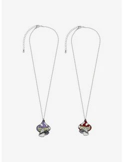 Budget โจ Mushrooms With Weapons Best Friend Necklace Set ๐