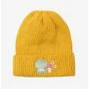 Top 10 🌟 Mustard Chibi Frog & Mushroom Beanie 😀 -HT Style Outlet Store 15359039 hi