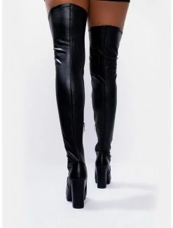 Coupon 🎁 Azalea Wang Up All Night Thigh High Chunky Heel Boot 👏 7 Coupon 🎁 Azalea Wang Up All Night Thigh High Chunky Heel Boot 👏 -HT Style Outlet Store 15411262 av2