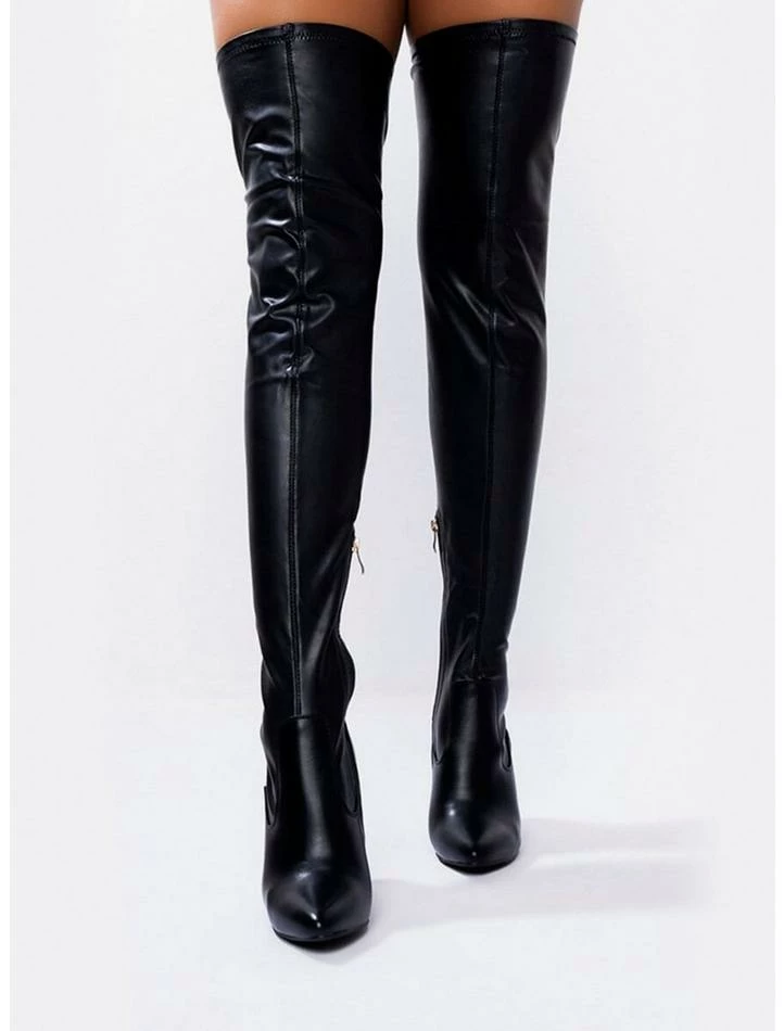 Coupon 🎁 Azalea Wang Up All Night Thigh High Chunky Heel Boot 👏 3 Coupon 🎁 Azalea Wang Up All Night Thigh High Chunky Heel Boot 👏