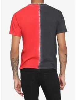 Flash Sale ❤️ Grey & Red Split Wash Embroidered Rose T-Shirt 🎉 7 Flash Sale ❤️ Grey & Red Split Wash Embroidered Rose T-Shirt 🎉 -HT Style Outlet Store 15414996 av2