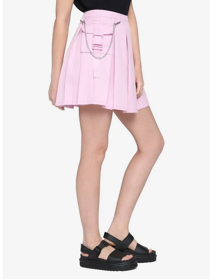 Outlet ๐ Pastel Pink Pleated Cargo ๐ Skirt ๐ 5 Outlet ๐ Pastel Pink Pleated Cargo ๐ Skirt ๐ - Image 3