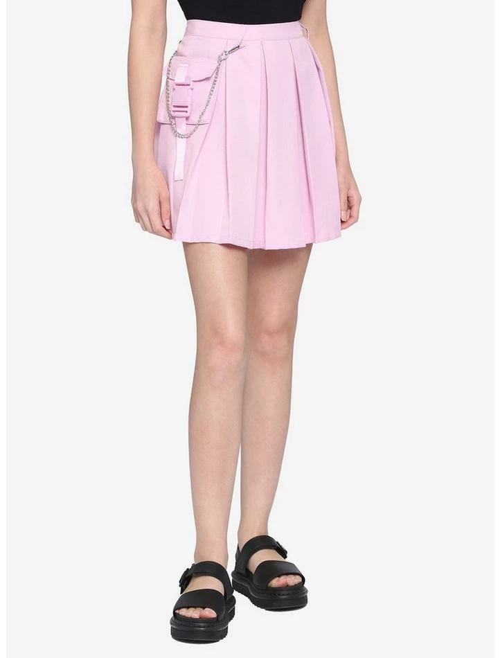 Outlet ๐ Pastel Pink Pleated Cargo ๐ Skirt ๐ 3 Outlet ๐ Pastel Pink Pleated Cargo ๐ Skirt ๐