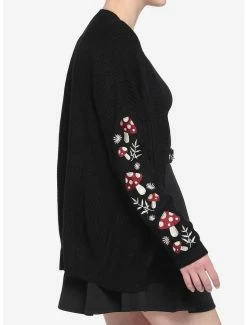 Hot Sale ❤️ Mushroom Floral Embroidered 👧 Girls Cardigan 🎉 -HT Style Outlet Store 15501349 av3